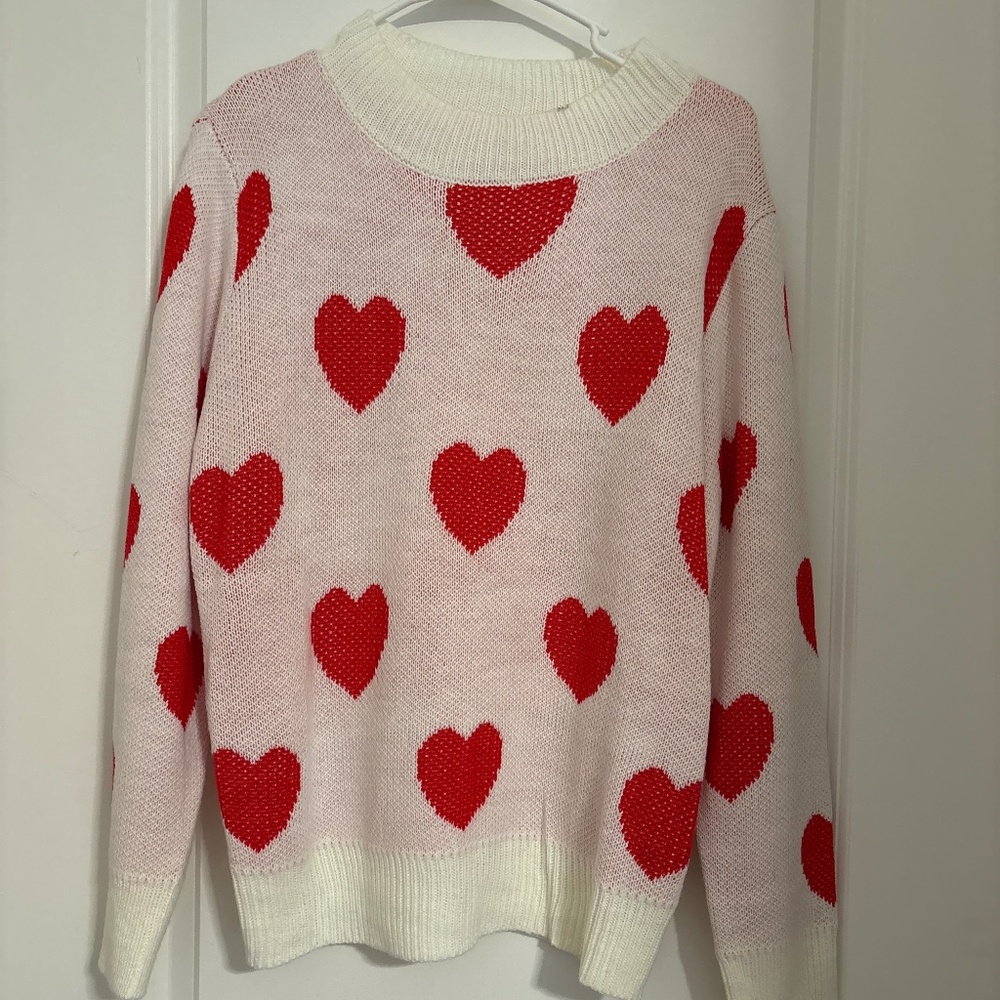 Red Heart Sweater
